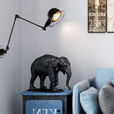 Applique da parete con interruttore nero moderno - clowasit.com